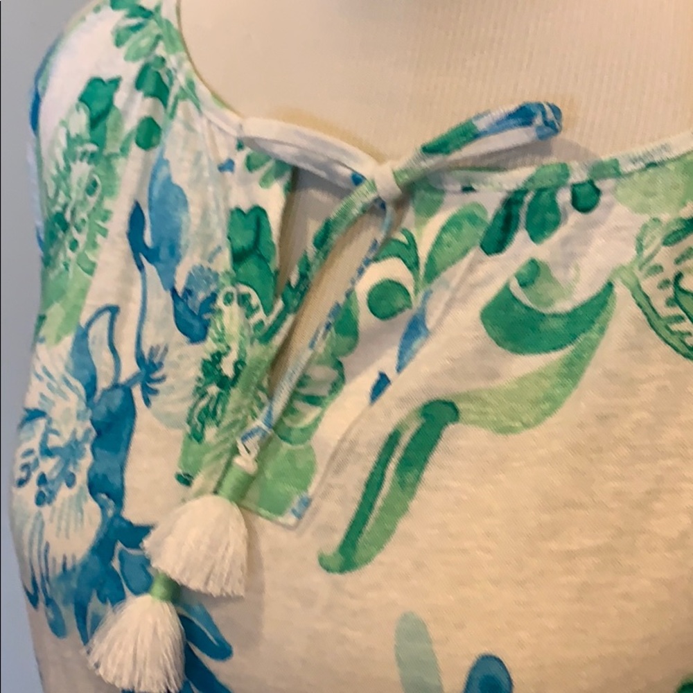 NWT Tommy Bahama Watercolor Knit Blouse - Picture 2 of 5